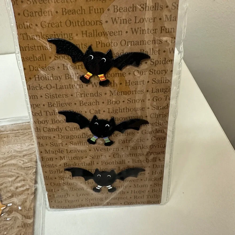 DEMDACO Roeda Embellish Your Story Halloween Magnets Pumpkin Bat Spider Lot